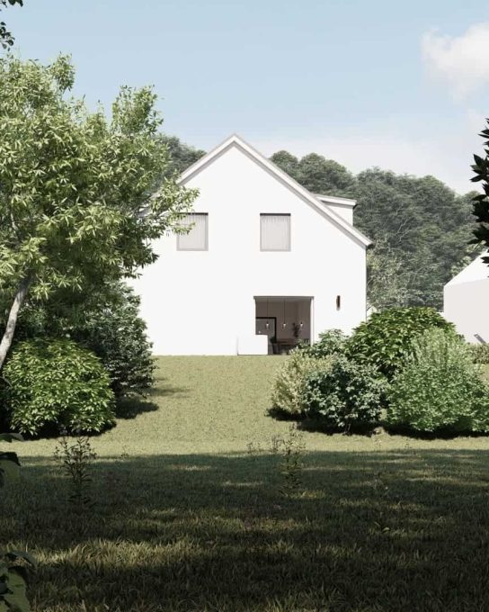 EFH Berglen Garten hinten